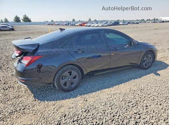 KMHLS4AG1NU216266 2022 HYUNDAI ELANTRA Black უკანა მარჯვენა