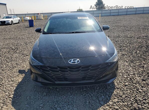 KMHLS4AG1NU216266 2022 HYUNDAI ELANTRA Black წინა ხედი