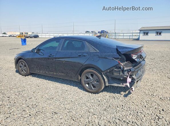 KMHLS4AG1NU216266 2022 HYUNDAI ELANTRA Black უკანა მარცხენა
