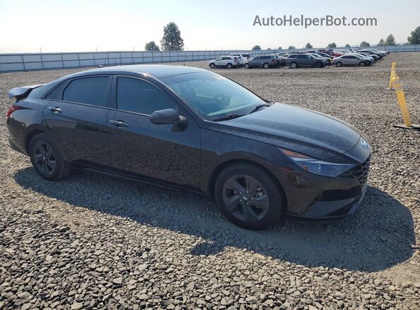 KMHLS4AG1NU216266 2022 HYUNDAI ELANTRA Black წინა მარჯვენა