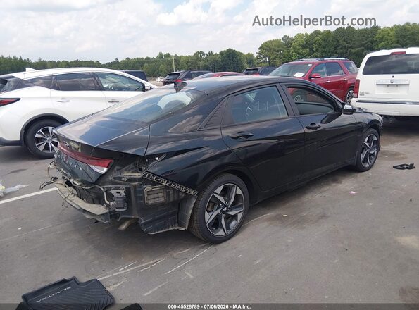KMHLS4AG1PU445209 2023 HYUNDAI ELANTRA Черный Задняя правая четверть
