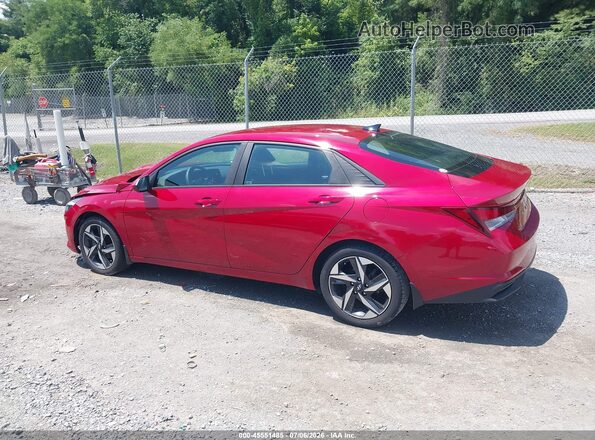KMHLS4AG1PU461667 2023 HYUNDAI ELANTRA Burgundy Панорамний вид салону 360°