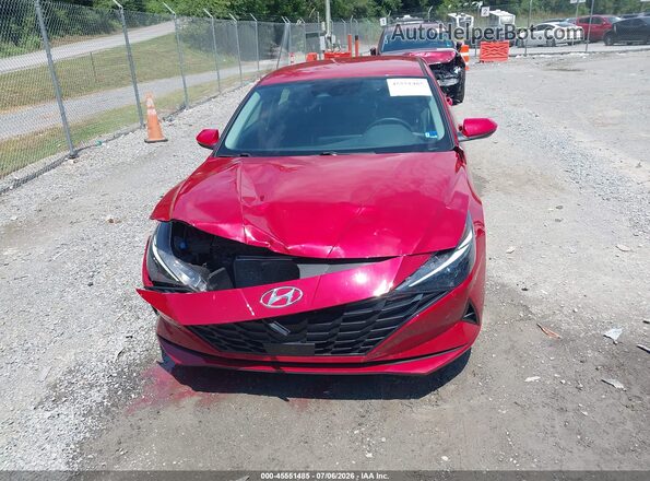 KMHLS4AG1PU461667 2023 HYUNDAI ELANTRA Burgundy Вид щитка приладів