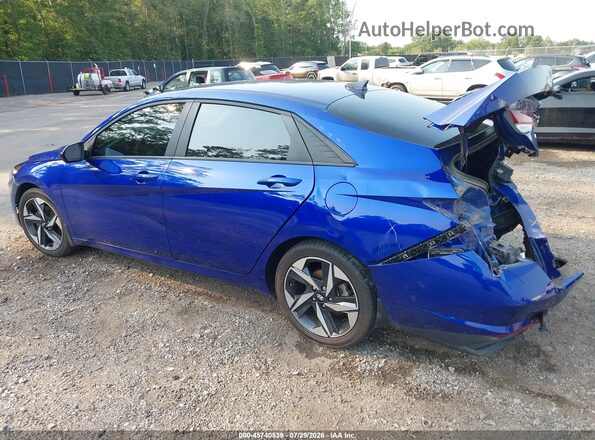 KMHLS4AG1PU463564 2023 HYUNDAI ELANTRA Blue უკანა მარცხენა