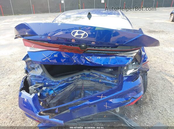 KMHLS4AG1PU463564 2023 HYUNDAI ELANTRA Blue წინა ხედი