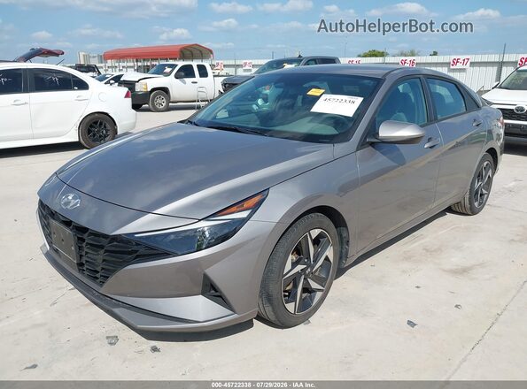 KMHLS4AG1PU512181 2023 HYUNDAI ELANTRA Gray Առջևի ձախ երեք քառորդ տեսարան