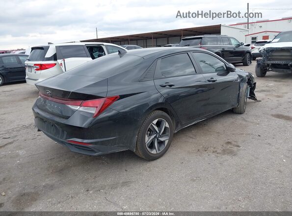 KMHLS4AG1PU567262 2023 HYUNDAI ELANTRA Black Հետևի աջ