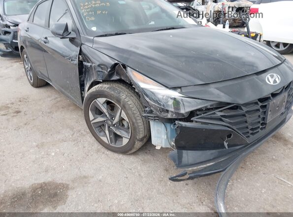 KMHLS4AG1PU567262 2023 HYUNDAI ELANTRA Black Դիմացի տեսք