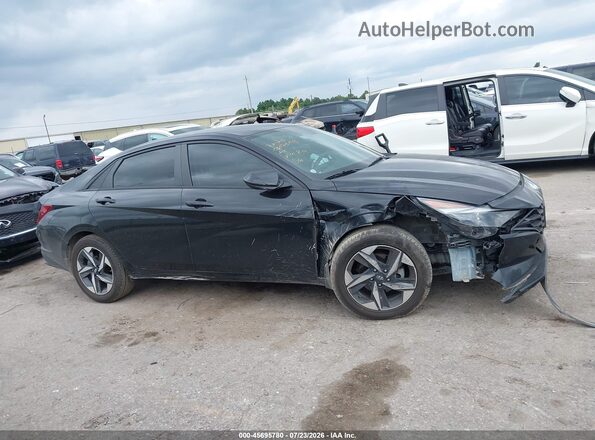 KMHLS4AG1PU567262 2023 HYUNDAI ELANTRA Black Սալոնի հետևի տեսք