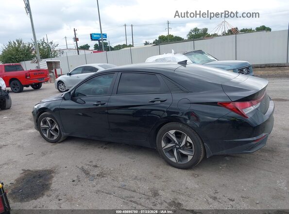KMHLS4AG1PU567262 2023 HYUNDAI ELANTRA Black Սալոնի 360 աստիճան տեսք