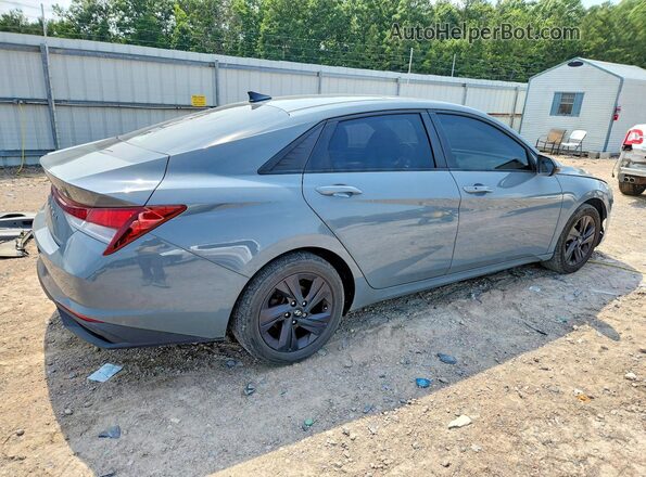 KMHLS4AG2MU190629 2021 HYUNDAI ELANTRA Gray Trasero derecho