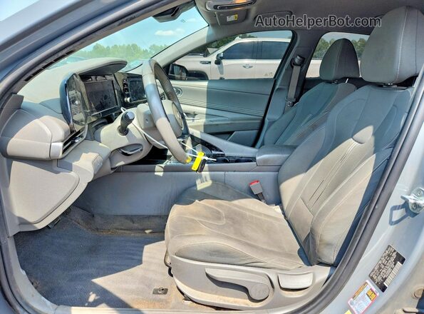 KMHLS4AG2MU190629 2021 HYUNDAI ELANTRA Gray Vista interior delantera