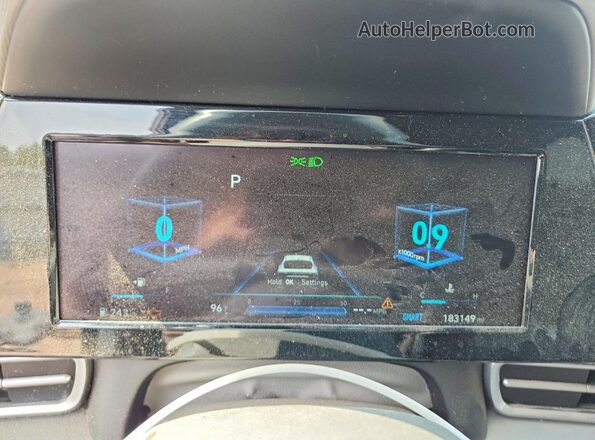 KMHLS4AG2MU190629 2021 HYUNDAI ELANTRA Gray Vista del cuadro de instrumentos