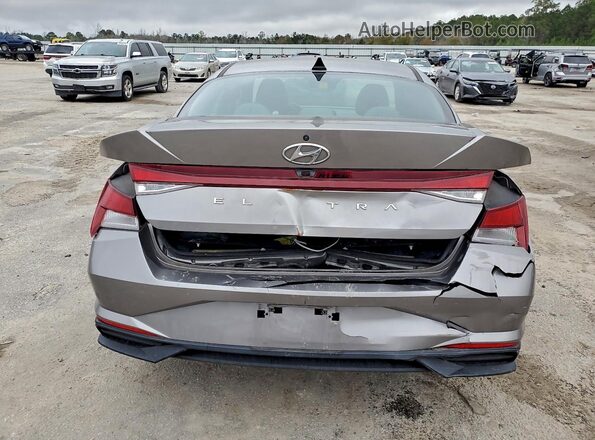 KMHLS4AG2MU211978 2021 HYUNDAI ELANTRA Gray Вид ззаду