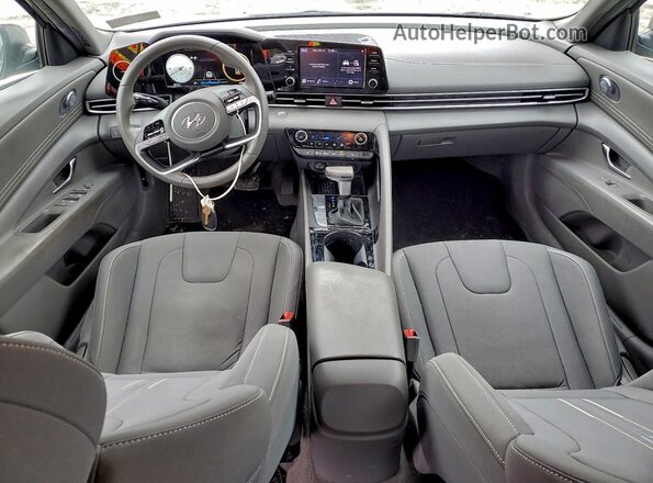 KMHLS4AG2MU211978 2021 HYUNDAI ELANTRA Gray Вид панелі приладів