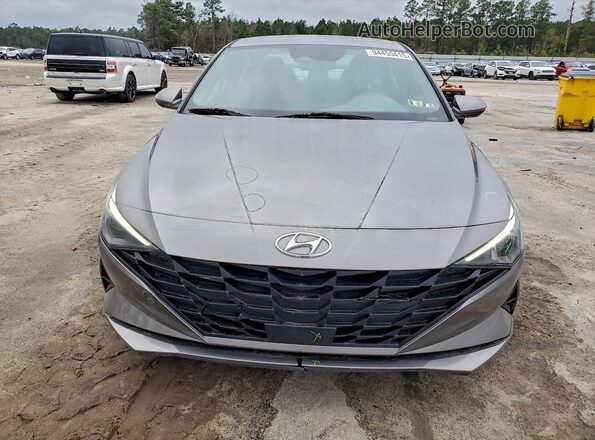 KMHLS4AG2MU211978 2021 HYUNDAI ELANTRA Gray Вид спереду