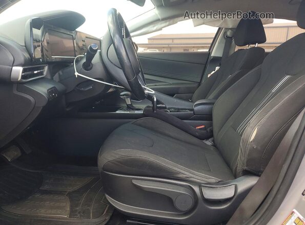 KMHLS4AG2NU309071 2022 HYUNDAI ELANTRA Silver Սալոնի դիմացի տեսք