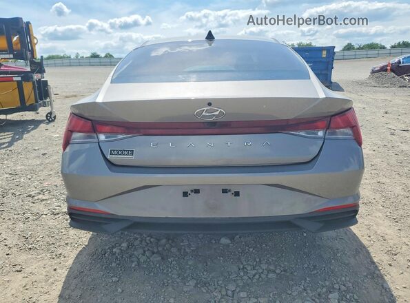 KMHLS4AG2NU309071 2022 HYUNDAI ELANTRA Silver Հետևի տեսք