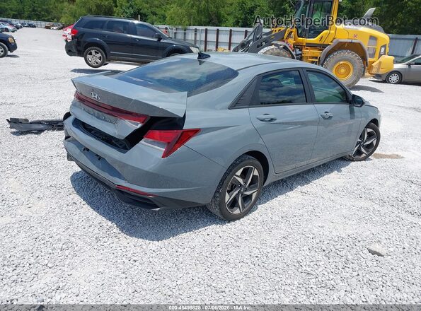 KMHLS4AG2PU447454 2023 HYUNDAI ELANTRA Gray Задня права чверть