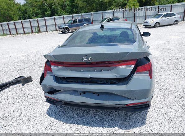 KMHLS4AG2PU447454 2023 HYUNDAI ELANTRA Gray Вид спереду