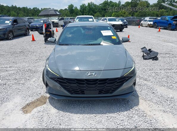 KMHLS4AG2PU447454 2023 HYUNDAI ELANTRA Gray Вид щитка приладів