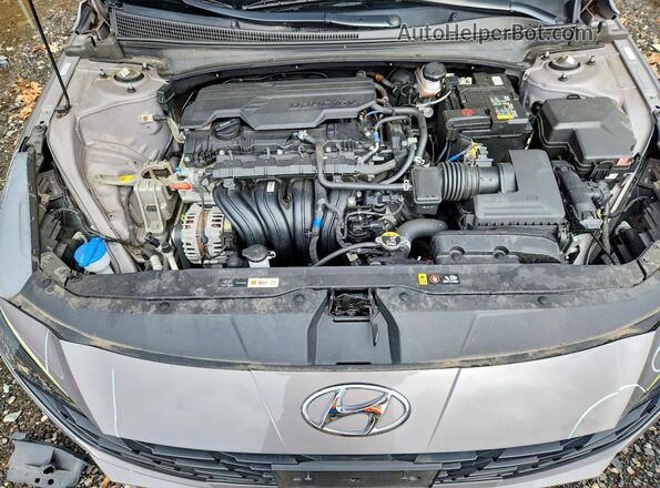 KMHLS4AG2PU474962 2023 HYUNDAI ELANTRA Gray უკანა სალონის ხედი