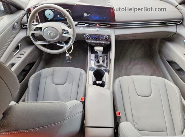 KMHLS4AG2PU474962 2023 HYUNDAI ELANTRA Gray წინა პანელის ხედი
