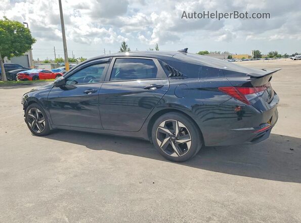 KMHLS4AG2PU551748 2023 HYUNDAI ELANTRA Black Tył lewy