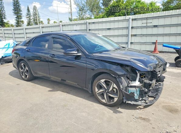 KMHLS4AG2PU551748 2023 HYUNDAI ELANTRA Black Przód prawy