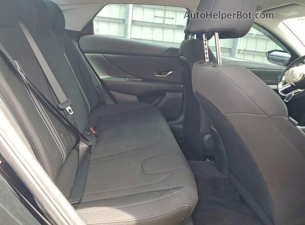 KMHLS4AG2PU551748 2023 HYUNDAI ELANTRA Black Widok tylnych siedzeń