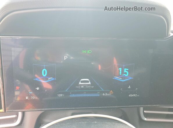 KMHLS4AG2PU551748 2023 HYUNDAI ELANTRA Black Widok zestawu wskaźników