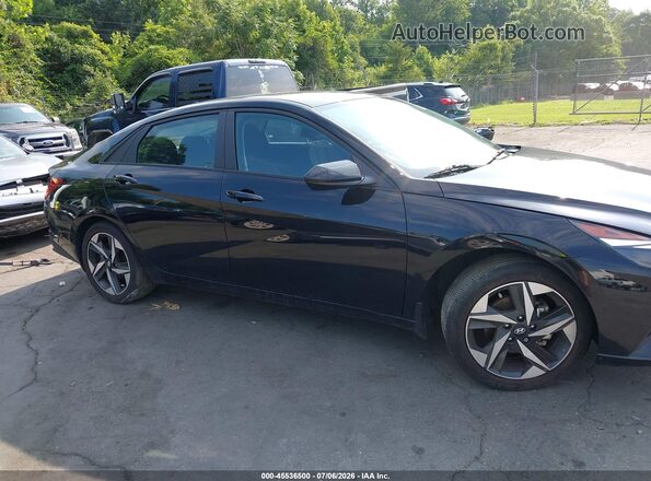 KMHLS4AG2PU557050 2023 HYUNDAI ELANTRA Black Սալոնի հետևի տեսք