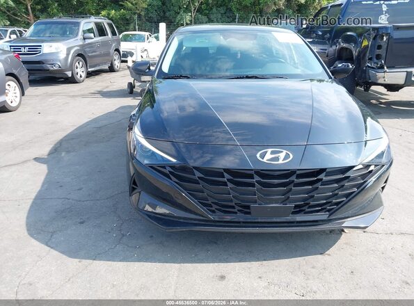 KMHLS4AG2PU557050 2023 HYUNDAI ELANTRA Black Սարքավորումների վահանակի տեսք
