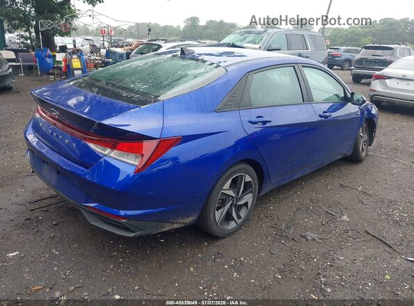 KMHLS4AG2PU595958 2023 HYUNDAI ELANTRA Blue Rear right