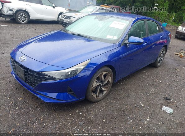KMHLS4AG2PU595958 2023 HYUNDAI ELANTRA Blue Front left