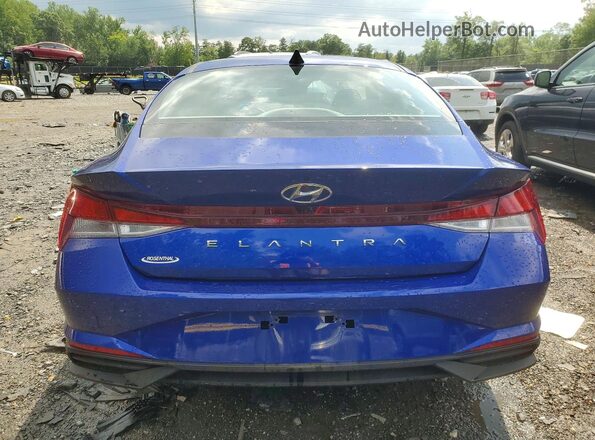 KMHLS4AG2PU617196 2023 HYUNDAI ELANTRA Blue Հետևի տեսք
