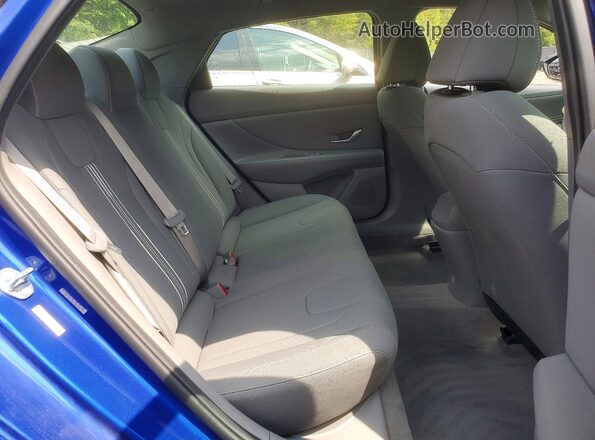 KMHLS4AG2PU617196 2023 HYUNDAI ELANTRA Blue Հետևի նստատեղերի տեսք