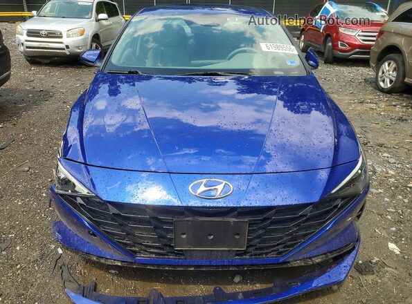 KMHLS4AG2PU617196 2023 HYUNDAI ELANTRA Blue Դիմացի տեսք