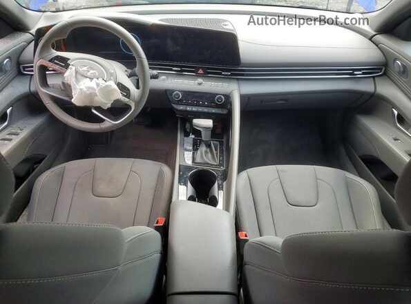 KMHLS4AG2PU617196 2023 HYUNDAI ELANTRA Blue Առջևի վահանակի տեսք