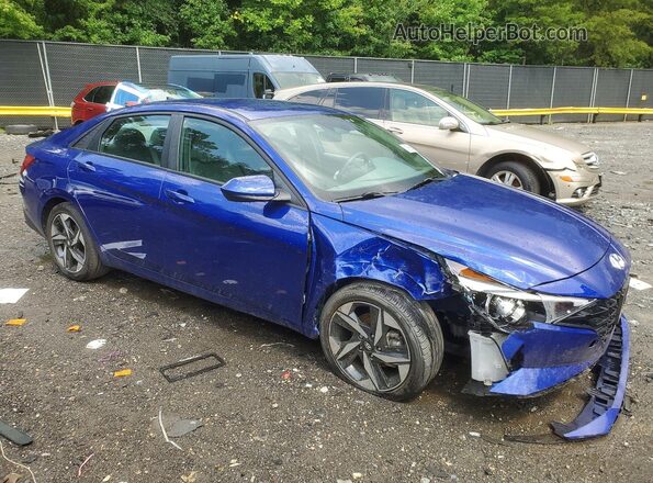 KMHLS4AG2PU617196 2023 HYUNDAI ELANTRA Blue Առջևի աջ