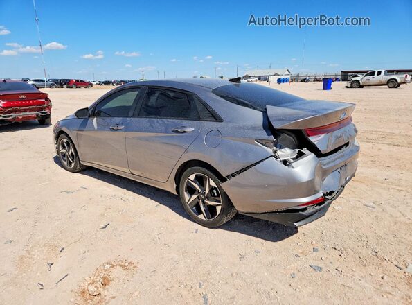 KMHLS4AG2PU624827 2023 HYUNDAI ELANTRA Silver Trasero izquierdo