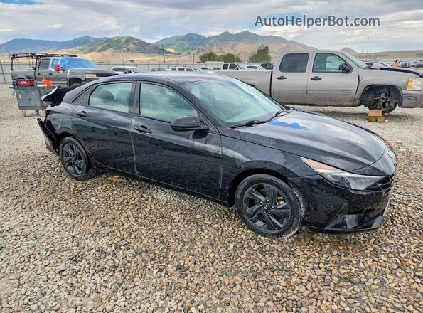 KMHLS4AG3MU103160 2021 HYUNDAI ELANTRA Black წინა მარჯვენა
