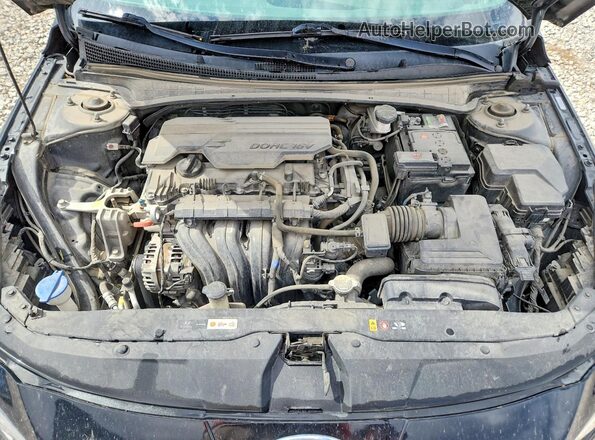 KMHLS4AG3MU103160 2021 HYUNDAI ELANTRA Black უკანა სალონის ხედი