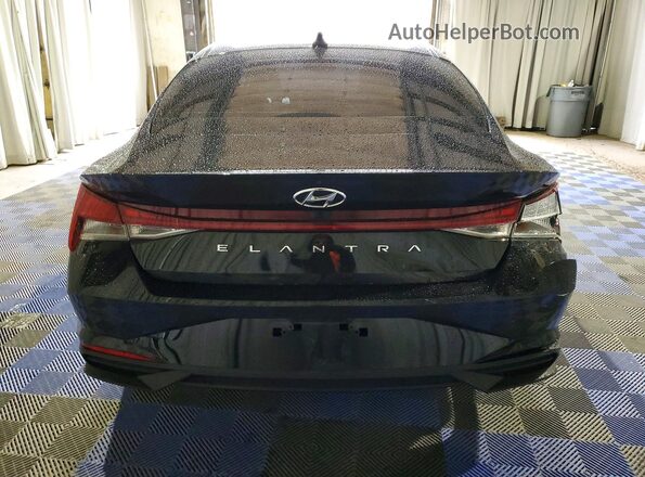 KMHLS4AG3NU233084 2022 HYUNDAI ELANTRA Black Widok z tyłu