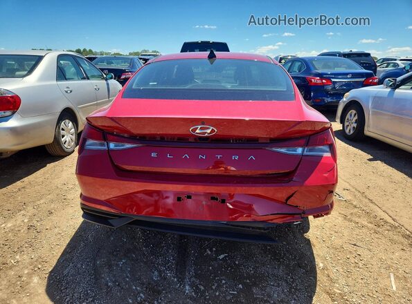 KMHLS4AG3PU401325 2023 HYUNDAI ELANTRA Red Rear view