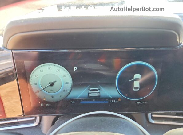 KMHLS4AG3PU401325 2023 HYUNDAI ELANTRA Red Instrument cluster view