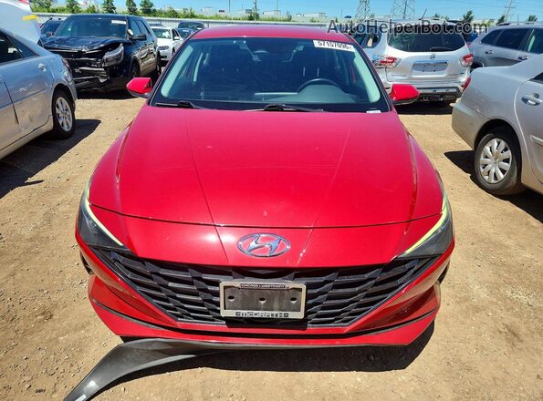 KMHLS4AG3PU401325 2023 HYUNDAI ELANTRA Red Front view