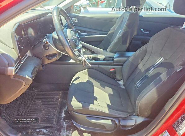 KMHLS4AG3PU401325 2023 HYUNDAI ELANTRA Red Front interior view