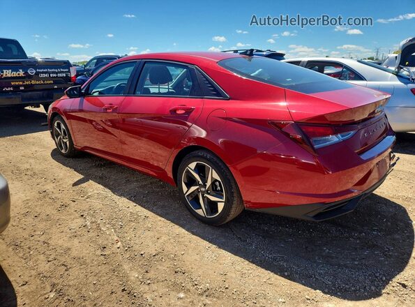 KMHLS4AG3PU401325 2023 HYUNDAI ELANTRA Red Rear left