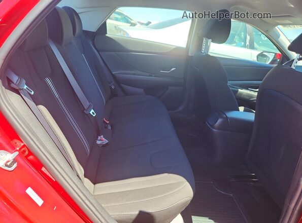 KMHLS4AG3PU401325 2023 HYUNDAI ELANTRA Red Rear seats view